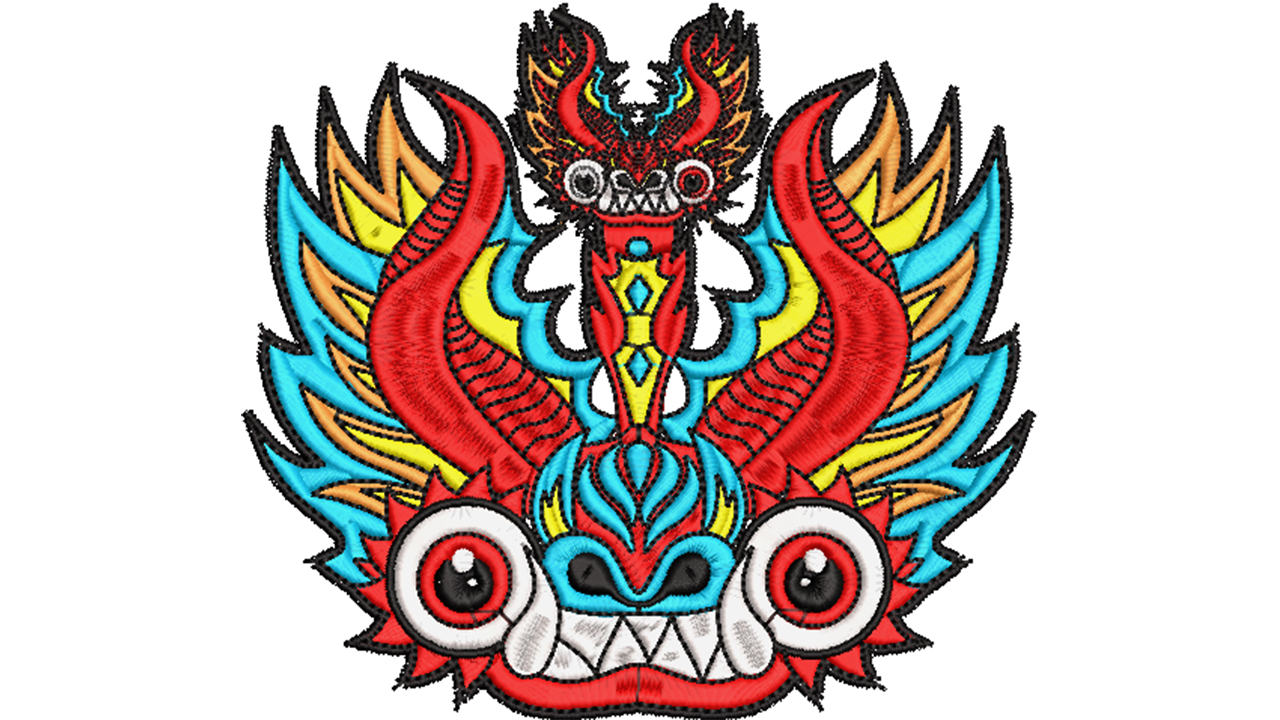 MASCARA DIABLADA ROJO ORURO